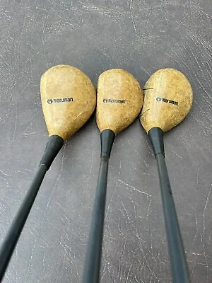 Maruman Japan Golf Composite RH Wood Set 135 W/ Parsec DC Kevlar II Shafts SR • $40