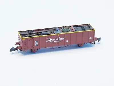 FR Freudenreich Made In METAL Z-scale Swedish SJ Järnmalmer Elos Gondola W/ Load • $179.99