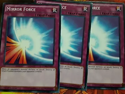 Yugioh Mirror Force X3 Common SDMY-EN037 1st Lightly Played Playset • $1.80