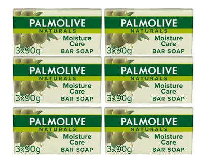 18 Bars Of Palmolive Naturals Moisture Care Olive & Milk Soap 90g • £17.99