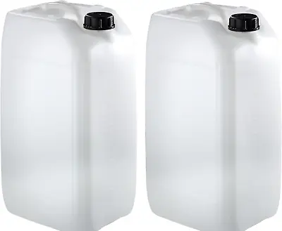 25L Litre Water Storage Container Jerrican Drum Jerry Can X 2 • £25.16