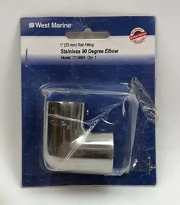 $24.17 • Buy West Marine 7219884 Stainless Steel 90 Degree Elbow 1 Inch