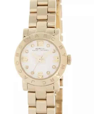 Marc By Marc Jacobs Women's Amy Dinky Gold Tone Watch 2882 • $197.50