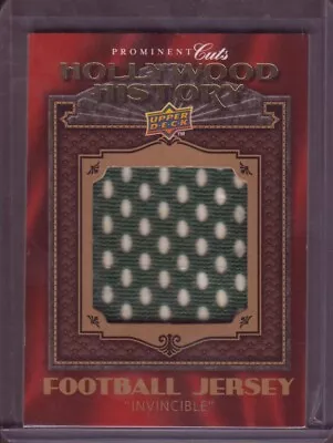 2009 UD Hollywood History WAHLBERG Movie Worn Eagles Jersey Prominent Cuts VINCE • $79.99