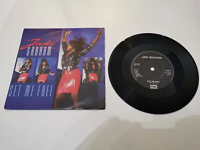 Jaki Graham Set Me Free 7  Vinyl Record Very Good Condition • £3.99