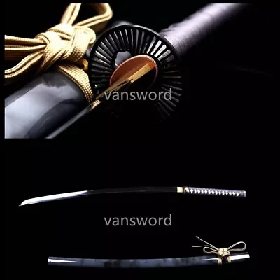 Hand Forged 1095 High Carbon Steel Blade Japanese Katana Samurai Sword Battle • $213.81