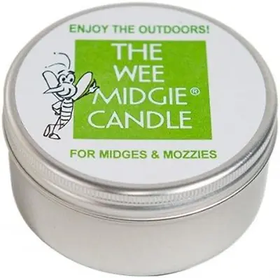 Insect Repelling - The Wee Midgie LAVENDER & BOG MYRTLE Candle Tin For Midges &  • £19.64