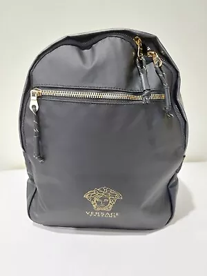Versace Parfumes Backpack Black Sport Nylon Bag  • $58.52