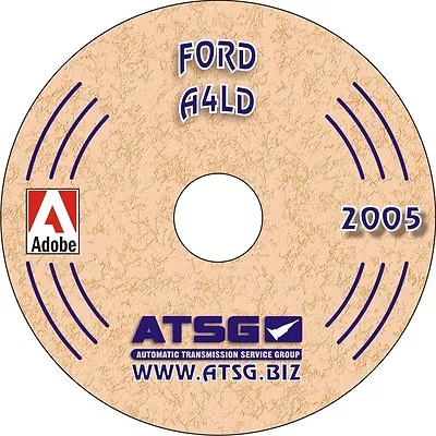 Fits Ford A4LD Transmission ATSG Rebuild Instruction Service Tech Manual 1985-95 • $50.33