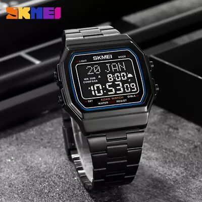 30m Watches Digital Mens Sports New Back Light SKMEI 2113 Waterproof • $17.92