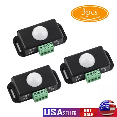 DC 12V-24V 8M Automatic Infrared PIR Motion Sensor Detector Switch For LED Light • $12.99