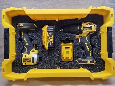 Dewalt Toughsystem Atomic Combo Drill Impact Battery Deep Tray Box Foam Kraft • $33