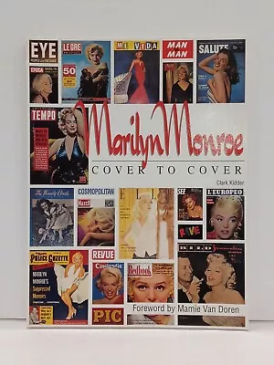 MARILYN MONROE COVER To COVER 1999 PHOTO BOOK First Edition By Clark Kidder • $29.99