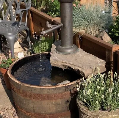 Water Tight Half Whisky Barrel Oak Planter/tub/pot/pond • £45.49