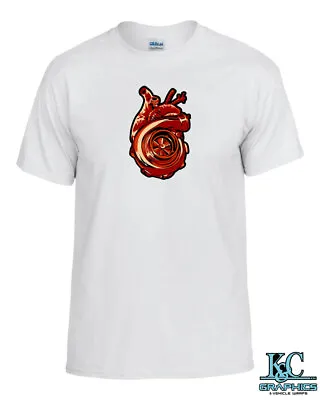 Turbo Boost Heart T Shirt 022 • $17.95