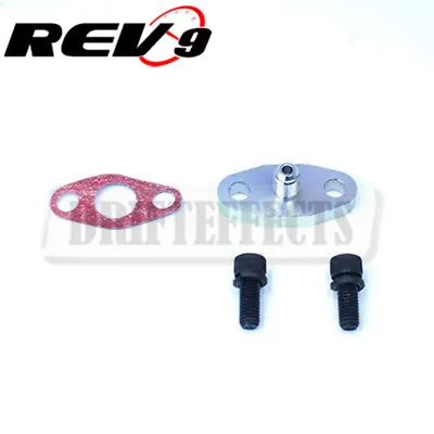 Rev9 T3 T3T4 T60 T70 T76 Turbo Oil Feed 4an Adaptor Adapter Built In Restrictor • $14.50