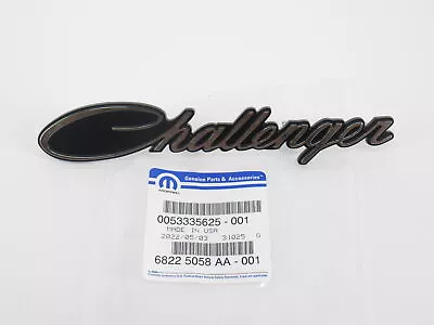 Genuine OEM Mopar Dodge 68225058AA  Challenger  Script Grille Emblem Badge 15-20 • $64.48