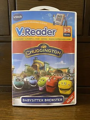 Vtech V.Reader Animated E-Book CHUGGINGTON Train Babysitter Brewster Age 3-5 NEW • $11.25