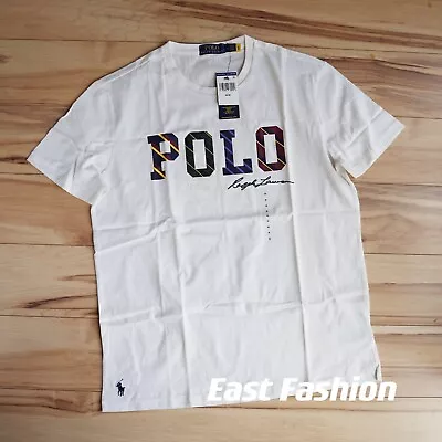 New! Polo Ralph Lauren Crew Tee T- Shirt - Stripe Signature Prep -pony • $39.99