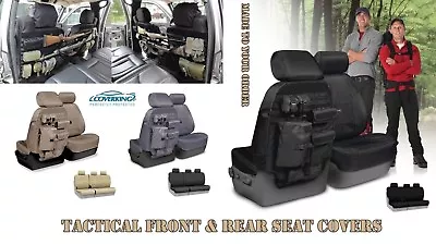 Coverking Tactical MOLLE Custom Front And Rear Seat Covers For Dodge Ram • $499.98