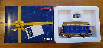 Marklin HO 41071 King Ludwig II Commemorative Car + Pin W Free Ship! • $49.99