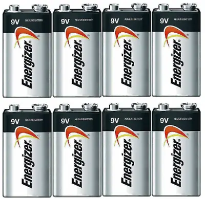 Energizer Max 9v 9 Volt Alkaline Batteries 8 Count Exp 12/2026 Brand New • $18.75