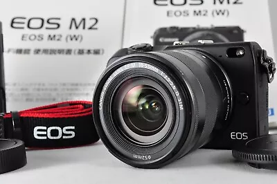 Canon EOS M2 18.0MP Mirrorless Digital Black Camera W/ 15-45mm Lens From Japan • $510.40