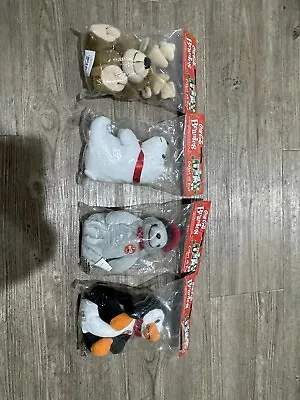 Coca Cola Beanies Promotional Plush Set Of 4 New In Packaging  • $25