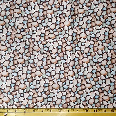 Michael Miller Natures Choir Bakers Dozen Bird Egg Cotton Fabric 1 Yard • $5