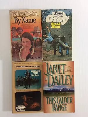 Vintage Western Paperback Lot Zane Grey Black Mesa Will Cook Dailey Hogan • $7.62