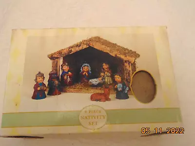 Nativity 9 Piece Set 2002 Holiday Christmas Decor By Target Porcelain Figurines  • $19.78