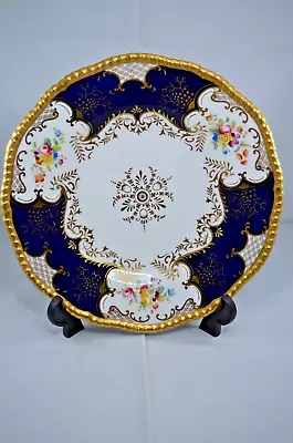 Coalport Blue Batwing 23 Cm / 9 Inch Plate (1) • £25