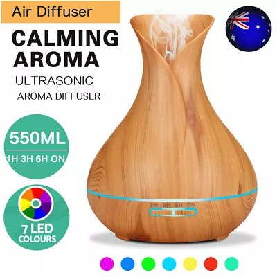$29.05 • Buy Aroma Aromatherapy Diffuser LED Oil Essential Ultrasonic Air Humidifier Purifier