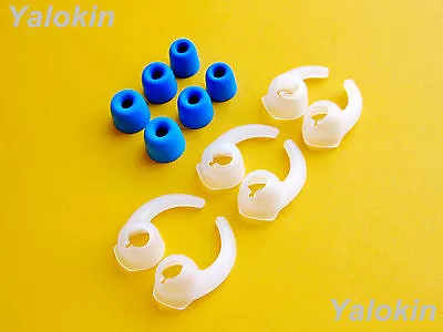 $39.34 • Buy 12pcs (BLMF-CLSTB) Memory Foam And Stabilizer Eartips For Jaybird X2 Headphones