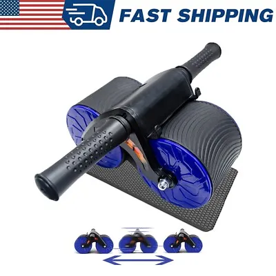 Automatic Rebound Ab Roller Wheel Abdominal Wheel Home Fitness Strength Training • $17.99