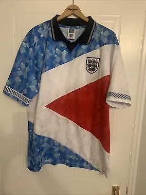 ENGLAND 90 Mash Up SCOREDRAW FOOTBALL SHIRT JERSEY - SIZE(XL) • $27.77