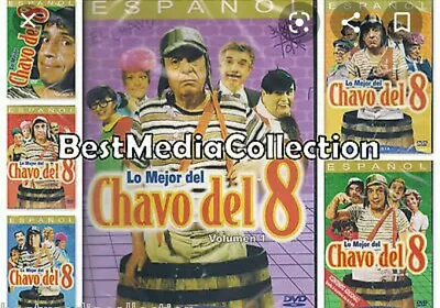 Lo Mejor Del Chavo Del 8 Colleccion En Dvd 12 Peliculas • $25