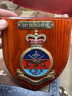 British Royal Air Force RAF Queen's Crown Combined Operations Wall Plaque • £18