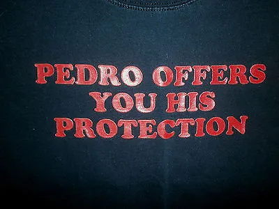 PEDRO OFFERS YOU HIS PROTECTION T SHIRT Napoleon Dynamite YOUTH LARGE • £18.58