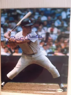 Signed Mickey Mantle 8x10 Color Photo W/coa= • $49.99