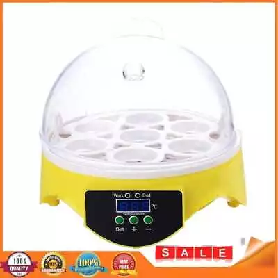 YouN 7 Egg Incubator Poultry Incubator Brooder Digital Temperature Control (EU) • £25.34