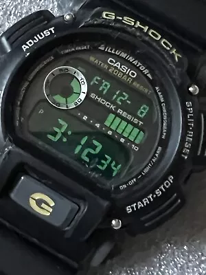 Casio G-Shock Military Men's Chronograph Black Resin 47mm Watch DW9052 • $36.75