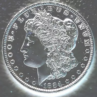 1884-o Au/unc Morgan Silver Dollar 90% $1 Coin Us #z54 • $13.50