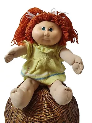 Vintage Cabbage Patch Kid Doll Red Hair Green Eyes Pigtails  • $19.99
