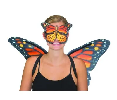 Monarch Butterfly Wings & Mask - Costume Accessories - Child Teen Adult • $12.99