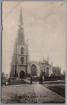 St Matthews Church Walsall West Midlands Staffordshire Vintage Boots Postcard • £7