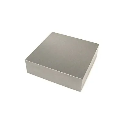 Solid Steel Jewellers Bench Block 2.5  X 2.5  X 3/4  Dapping Doming Hammering • £6.99