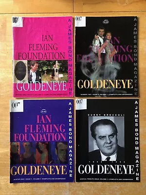 Ian Fleming Foundation Goldeneye - James Bond 007 4 Magazines Lot • $9.99