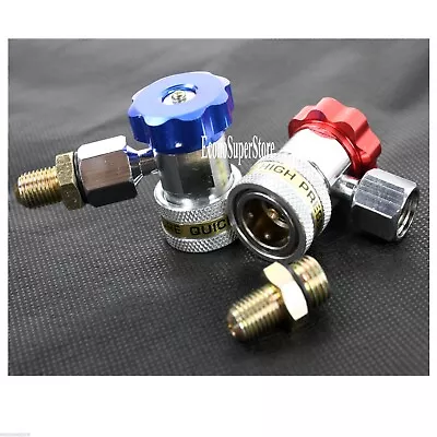 AC Air Condition QUICK COUPLER Adapter High Low Manifold Connector R134A • $16.99