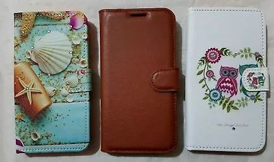 NEW Samsung Galaxy Leather Phone Cases For S6/S6 Edge/S7/S7 Edge • £5.95